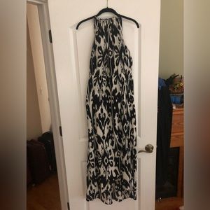 Athlete Ikat Bloom maxi dress with built on bra!